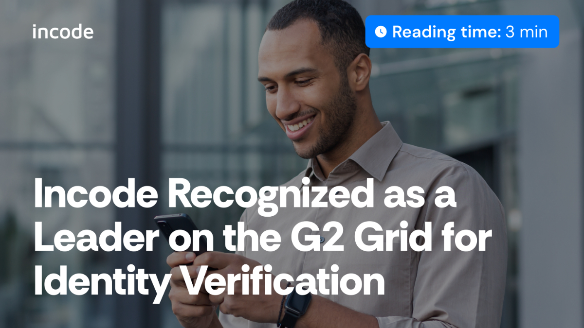 Incode G2 Identity Verification Recognition