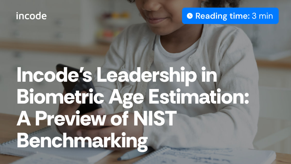 Incode leadership in biometric age estimation