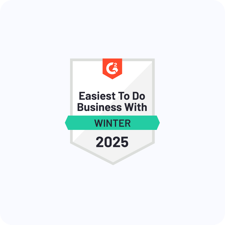 G2 Leader badge for Winter 2025