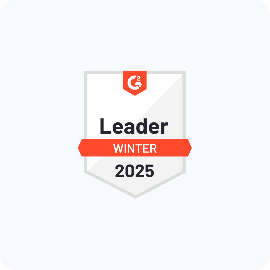 G2 Leader badge for Winter 2025