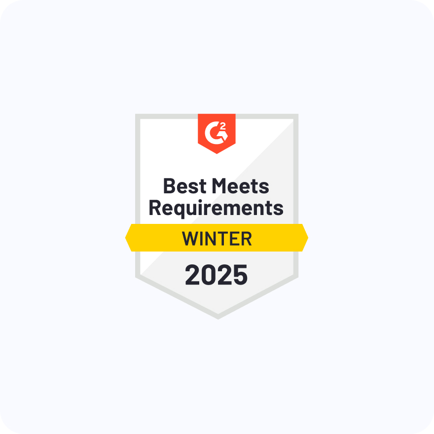G2 Leader badge for Winter 2025