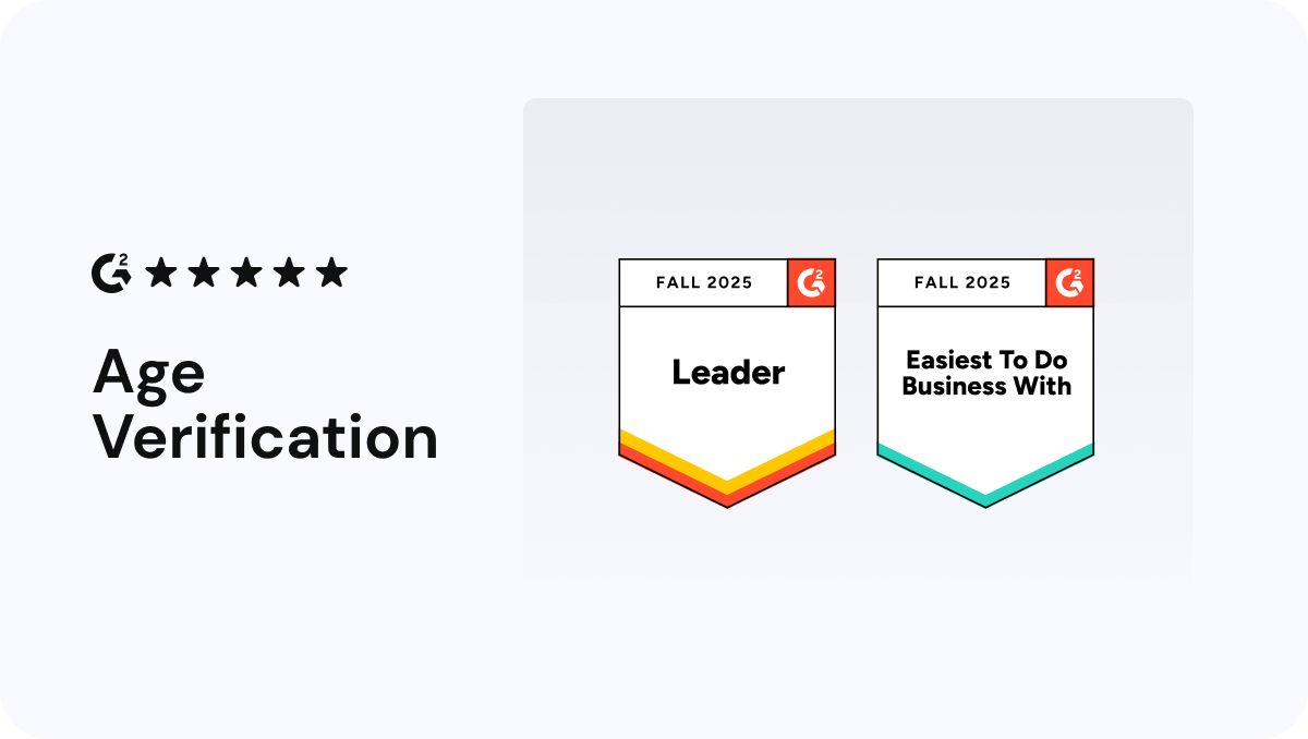 Incode has been named a Leader in the G2 Summer 2025 report for Age Verification.